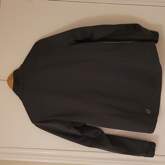 Puma, Long Sleeve, Full Zip, Quilted Interior Jacket, Dark Grey, Size L - Picture 2 of 4